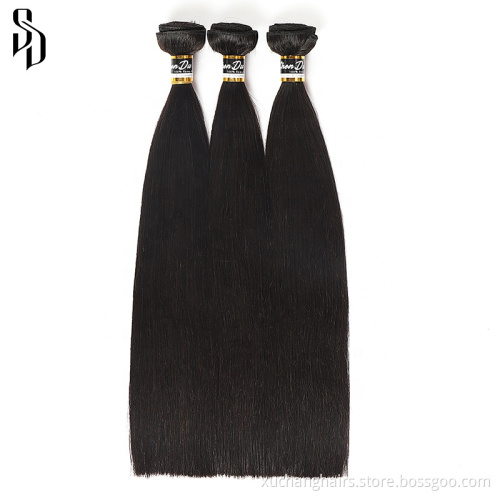 Virgin Body Wave 100% Human Hair Extension Raw Weft Hair Bundles Brazilian Natural Remy Hair Vendors